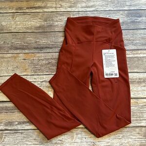 NWT Lululemon Power Thru HR Tight 25 inch- Size 2